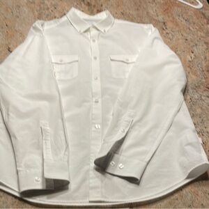 Calvin Klein white button down